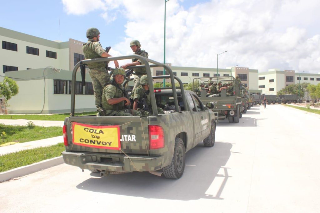ARRIBAN FUERZAS CASTRENSES PARA LA CONFORMACIÓN DE POLICÍA MILITAR