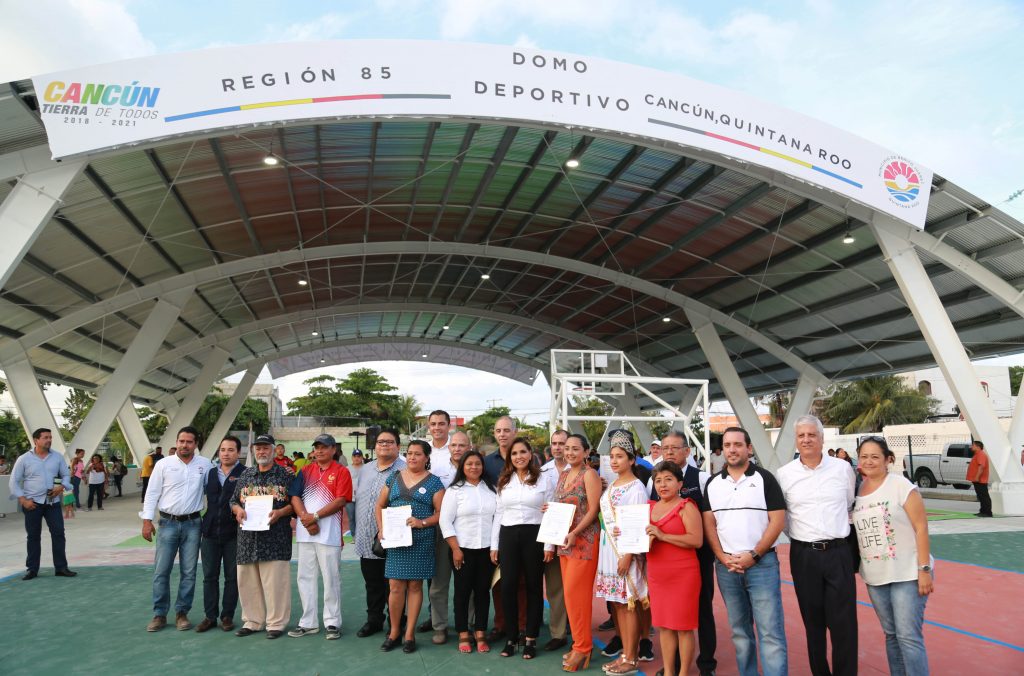 ENTREGA MARA MÁS INFRAESTRUCTURA DEPORTIVA