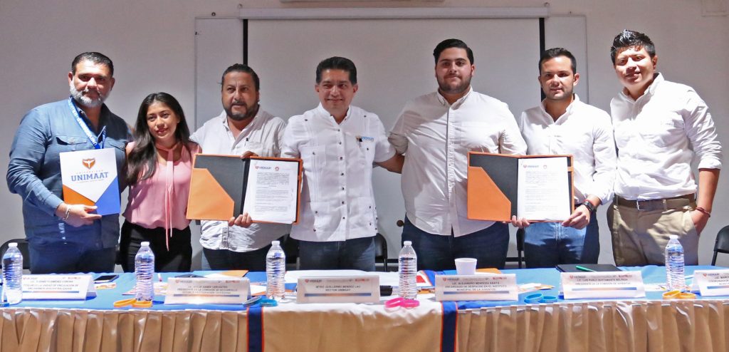 FIRMA CONVENIO UNIMAAT CON INSTITUTO DE LA JUVENTUD MUNICIPAL