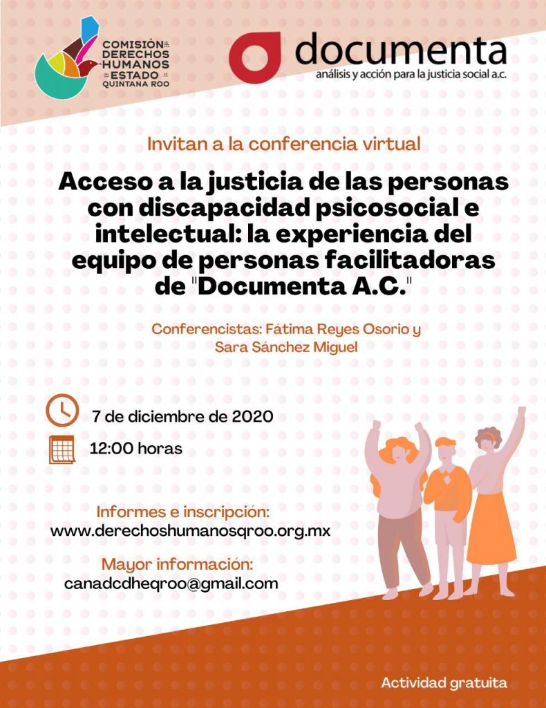 EMPRENDEN ACCIONES EN FAVOR DE LOS DERECHOS HUMANOS DE PERSONAS CON DISCAPACIDAD.