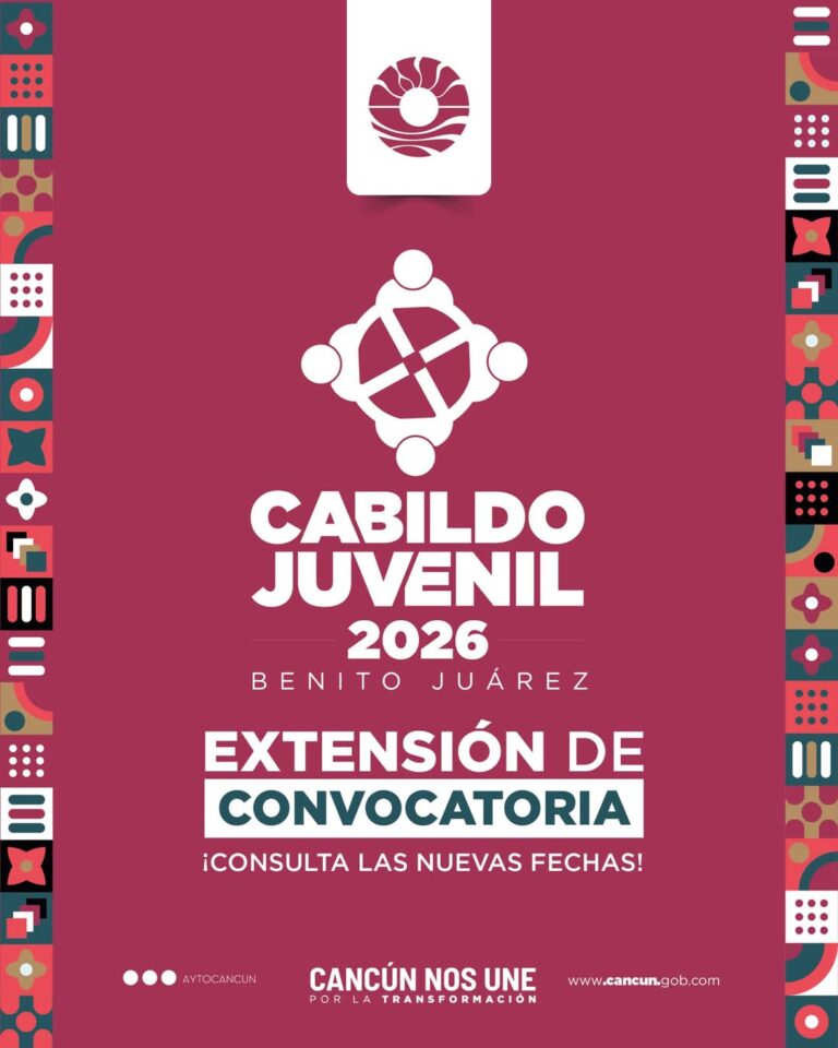 DAN A CONOCER CONVOCATORIA PARA FORMAR PARTE DEL CABILDO JUVENIL 2026