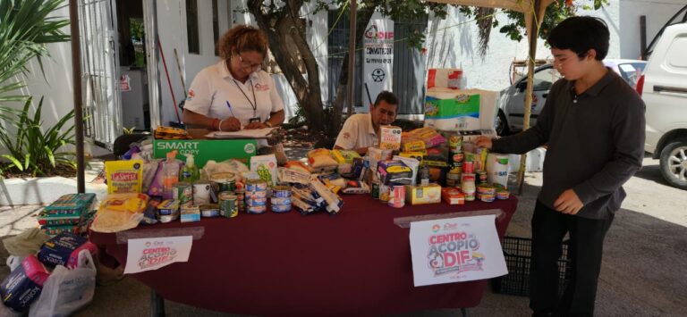 Entrega DIF Benito Juárez ayuda a Venezuela; más donativos al estatal