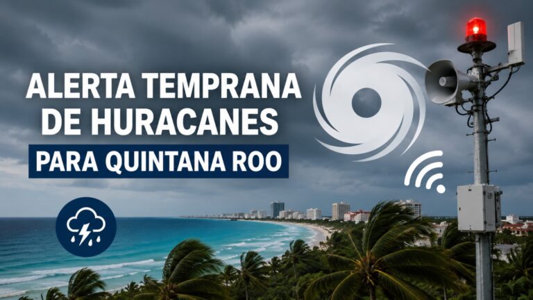 Anuncia Sheinbaum alerta temprana de huracanes para Quintana Roo