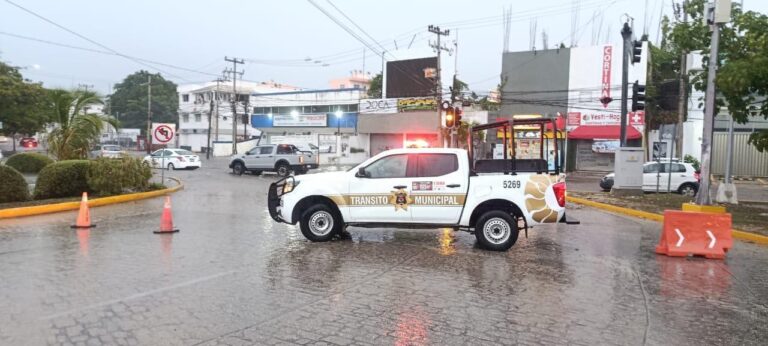 Identifican 31 puntos encharcados e inundados debido a las lluvias