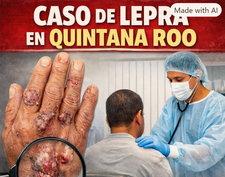 Suma Quintana Roo cuatro casos de lepra en 2026: tres hombres y una mujer