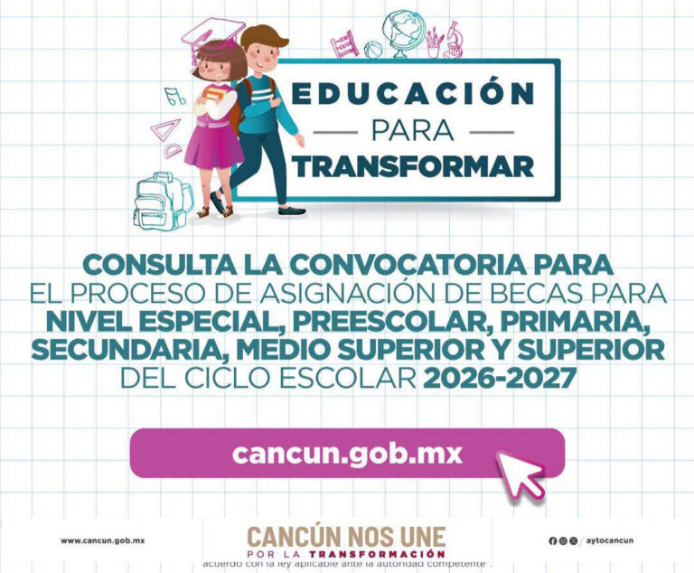 Lanzan becas “Educación para transformar” para todos los niveles escolares