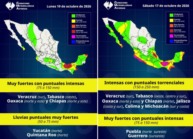 Anuncia Mara medidas preventivas por intensas lluvias en Quintana Roo
