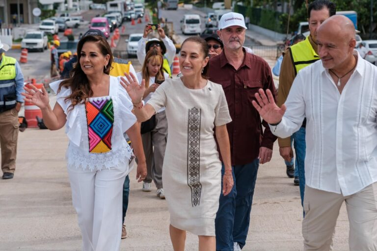 Confirma Sheinbaum conclusión del “Distribuidor Kukulkán” en noviembre