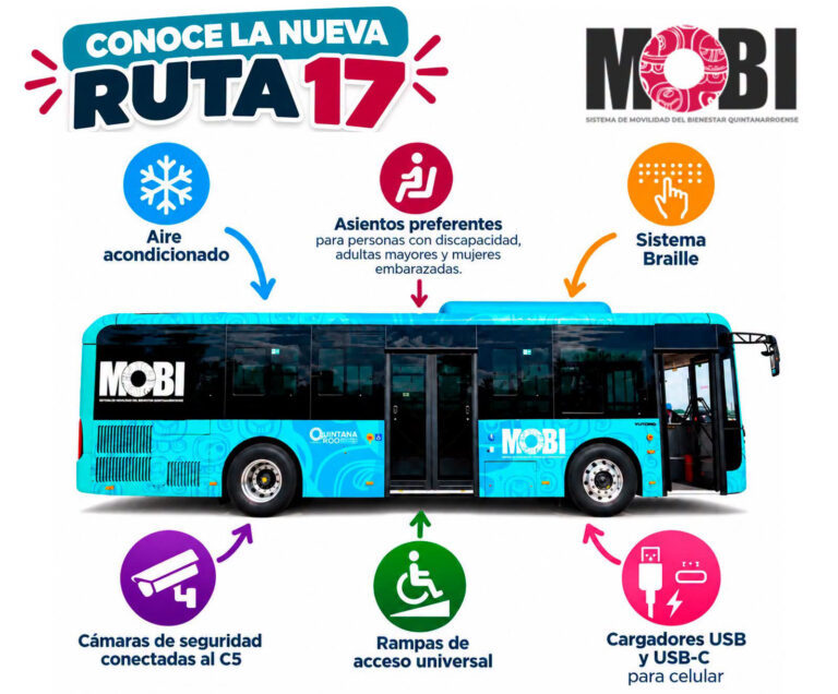 Estrena la Ruta 17 servicio gratuito con nuevas unidades híbridas